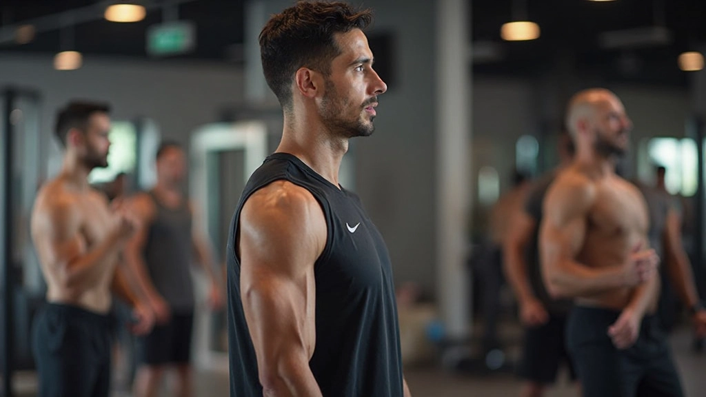 مدرب رياضي يوجه لاعبين على تقنيات التدريب الصحيحة